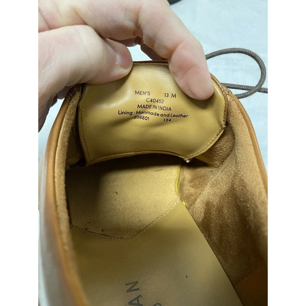 Cole‎ Haan Grand 360 Brown Leather Oxford Shoes Mens 13M Dress Casual